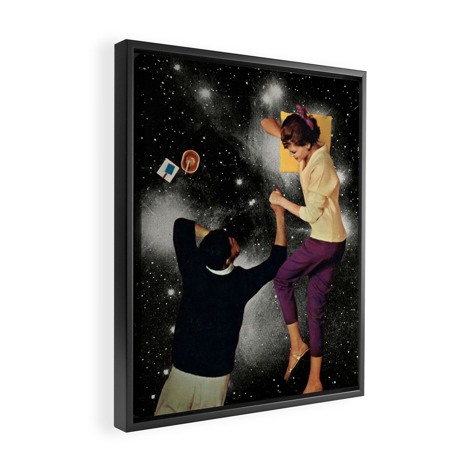 You and me Framed Canvas Print Gallery Image 2