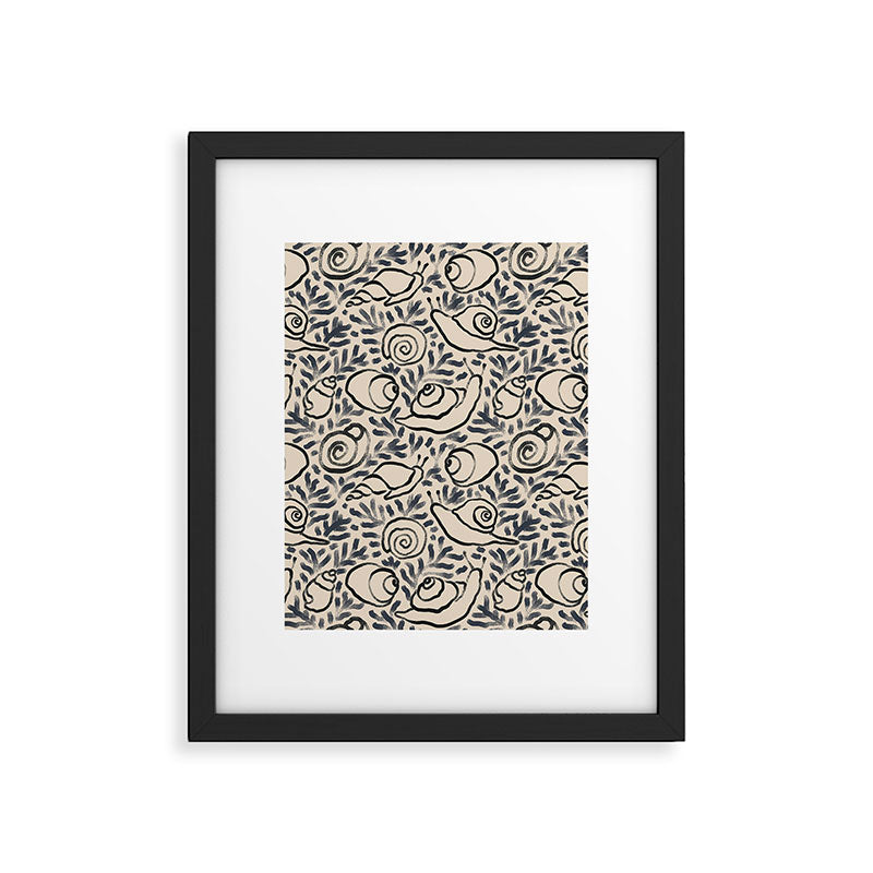 Snail Gardener Framed Art Print Gallery Image 6
