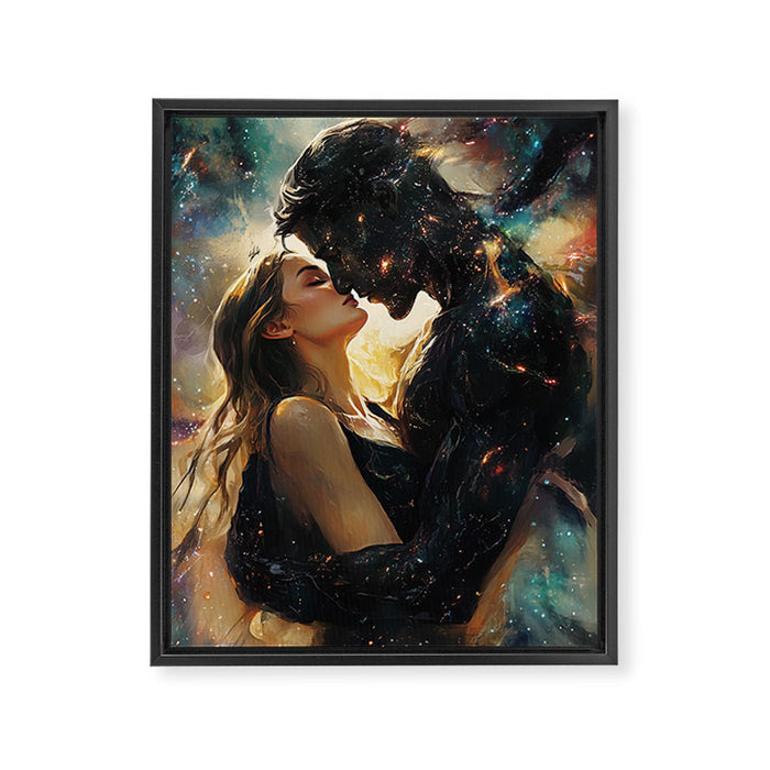 A visit from heaven. Framed Canvas Print Gallery Image 1