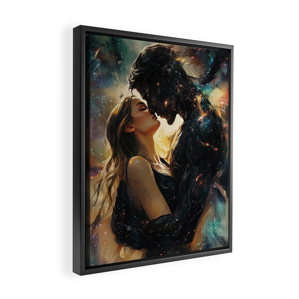 A visit from heaven. Framed Canvas Print Gallery Image 2