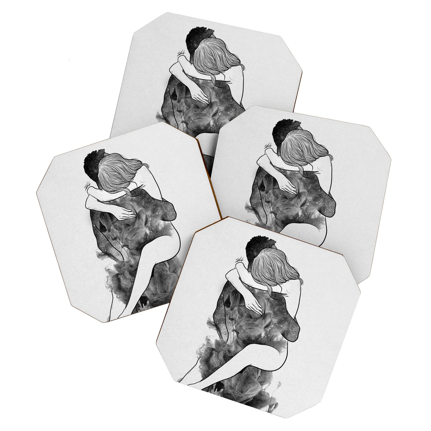 I find peace in your hug (E). Coaster Gallery Image 1