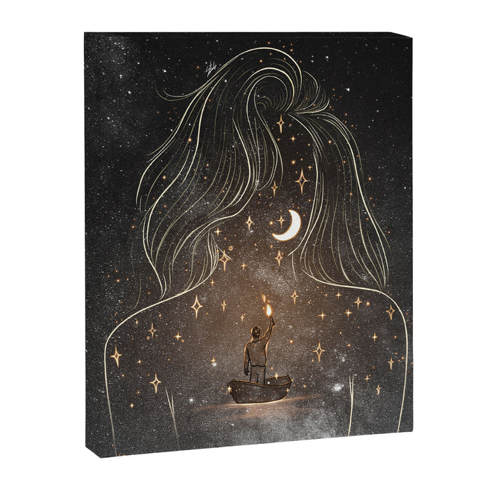 I see the universe in you. Canvas Print Gallery Image 1
