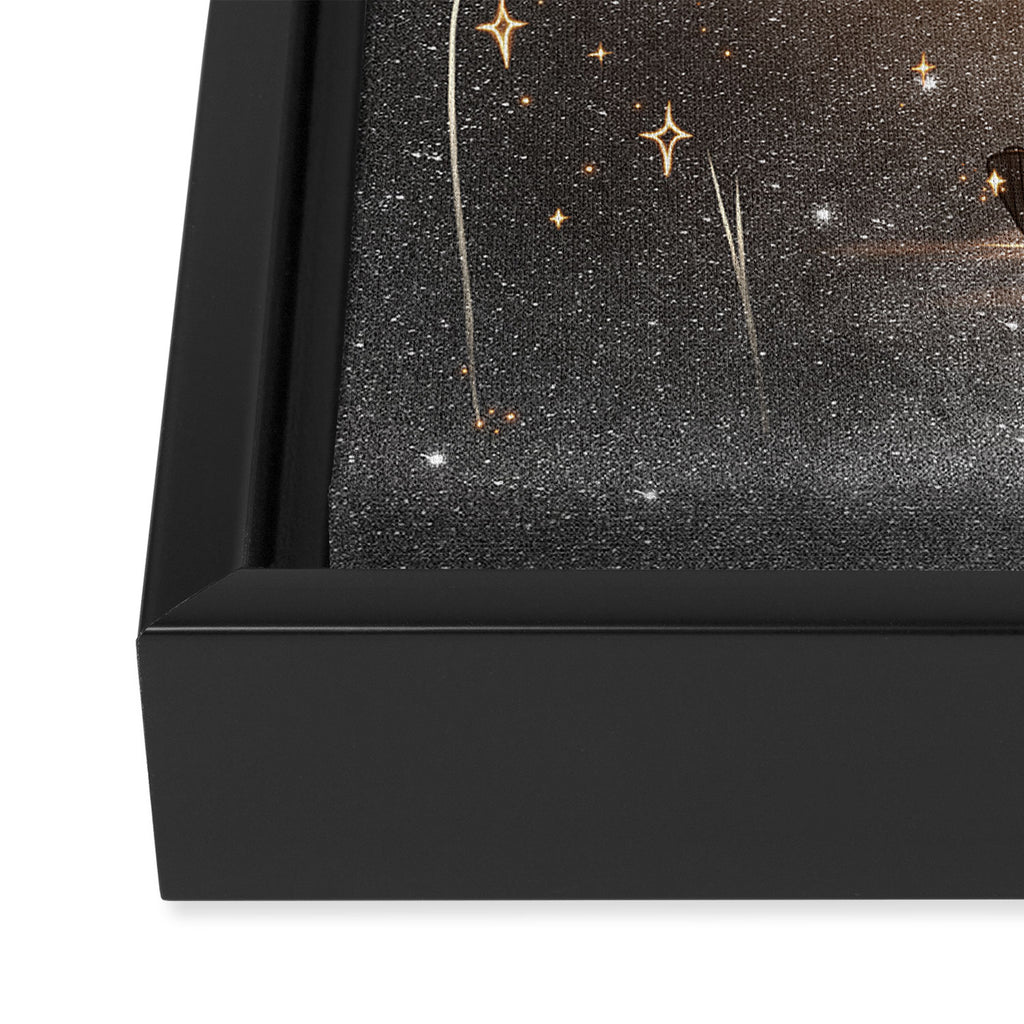 I see the universe in you. Framed Canvas Print Gallery Image 3