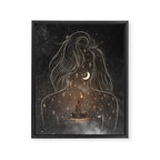 I see the universe in you. Framed Canvas Print Gallery Image 8