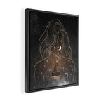 I see the universe in you. Framed Canvas Print Gallery Image 2
