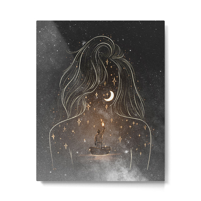 I see the universe in you. Metal Print Gallery Image 1