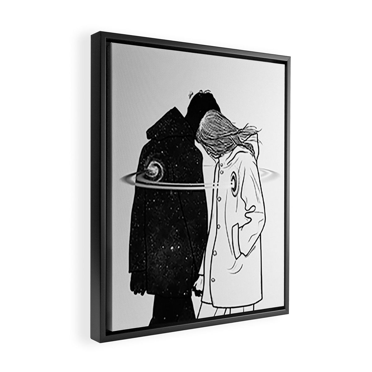 Lost and found. Framed Canvas Print Gallery Image 2