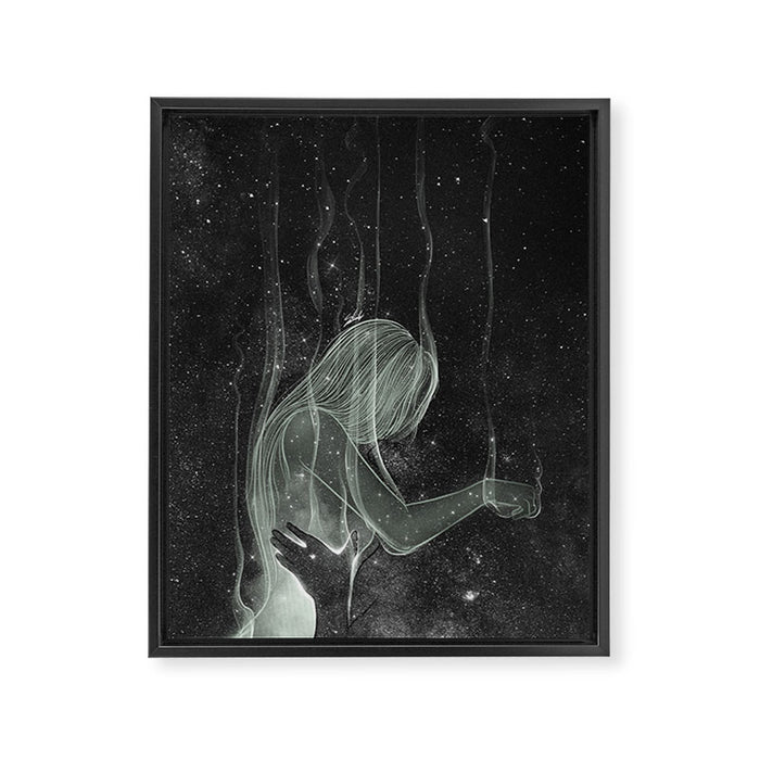 Shitty jody. Framed Canvas Print Gallery Image 1
