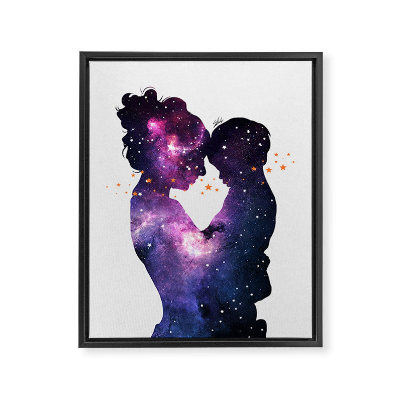 The first love. Framed Canvas Print Gallery Image 8