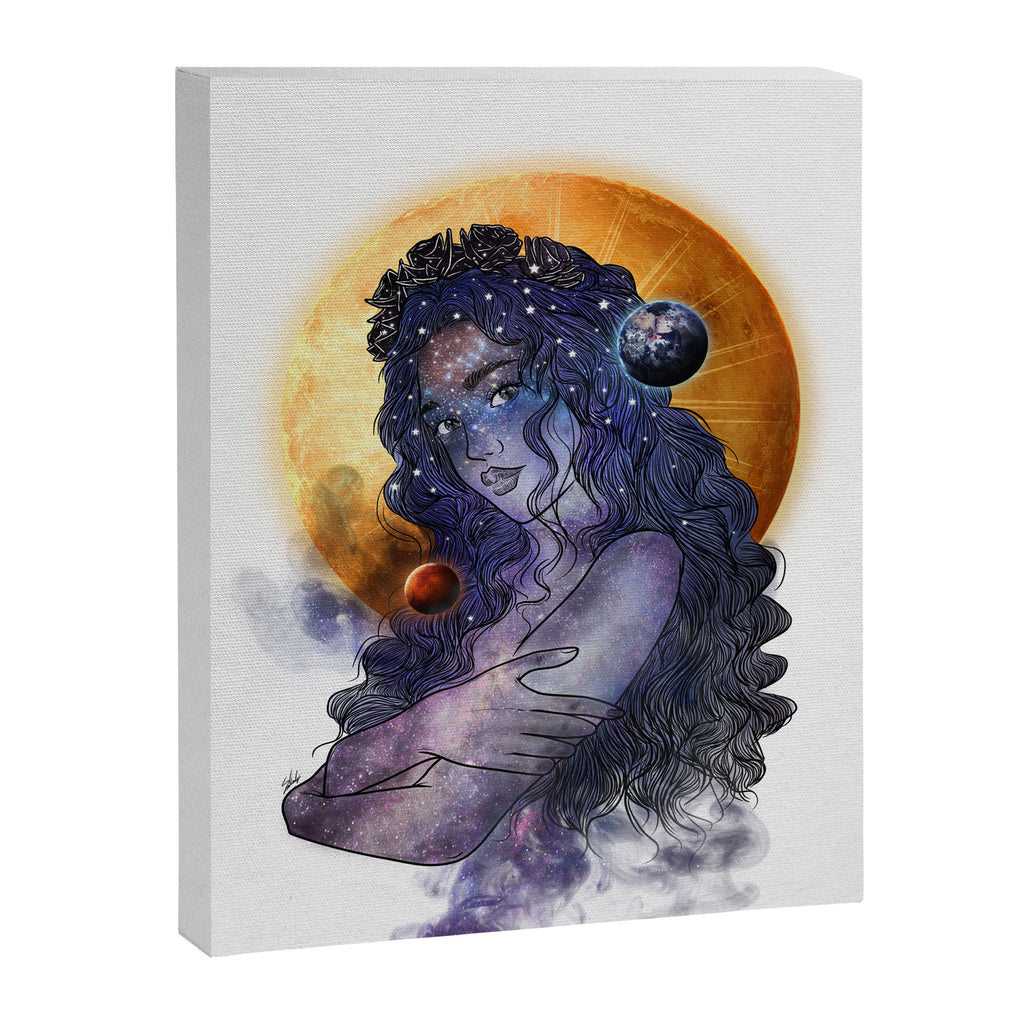 The queen of universe. Canvas Print Gallery Image 1