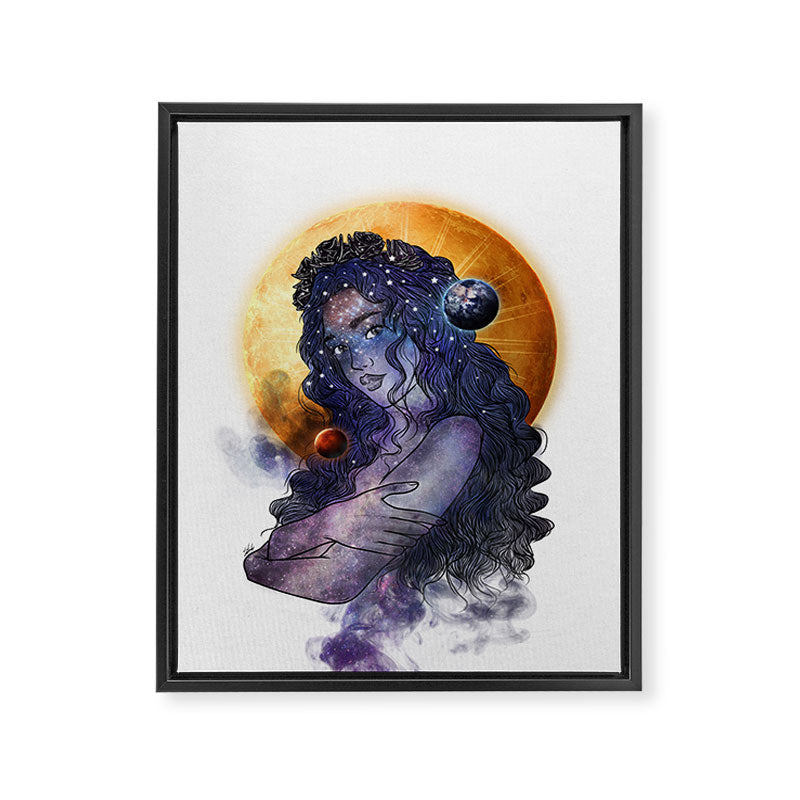 The queen of universe. Framed Canvas Print Gallery Image 8