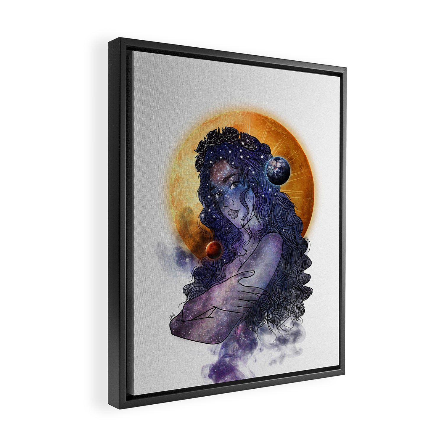 The queen of universe. Framed Canvas Print Gallery Image 2