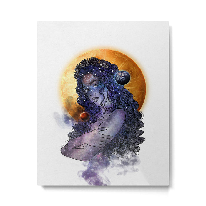The queen of universe. Metal Print Gallery Image 1
