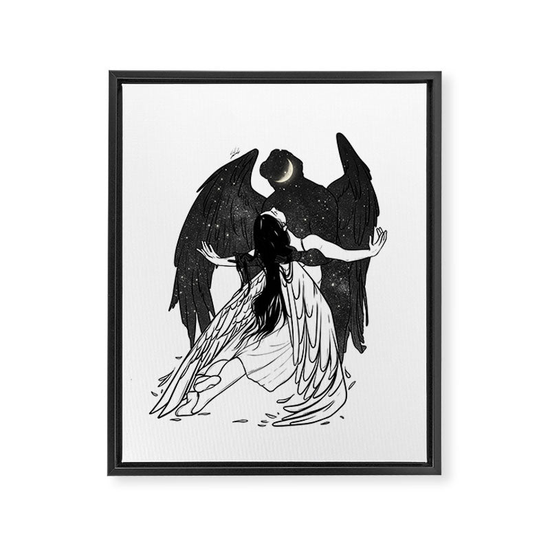 Universe Angels Framed Canvas Print Gallery Image 6