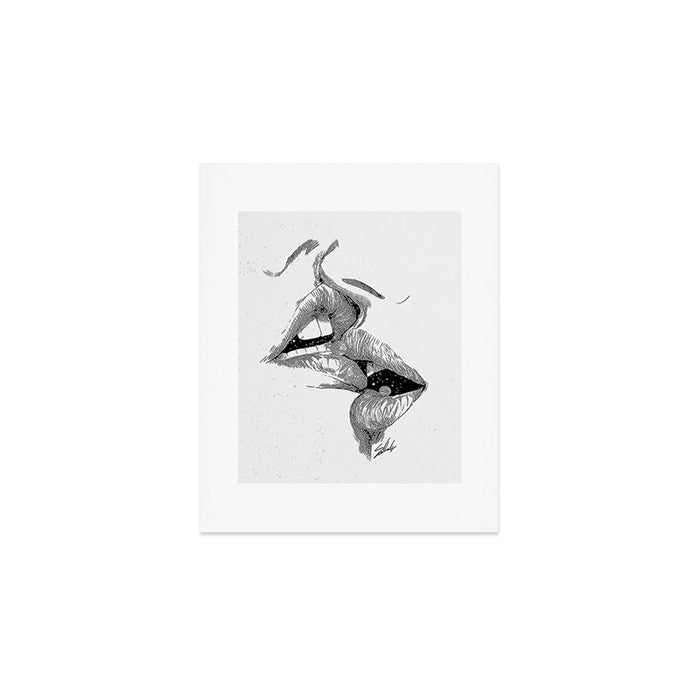 Universe kiss. Art Print Gallery Image 1