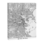 Boston Map Canvas Print Gallery Image 6