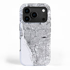 Buffalo White Map iPhone Case Gallery Image 1