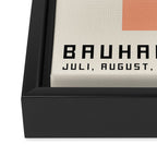 Bauhaus poster 1923 Juli. Framed Canvas Print Gallery Image 3