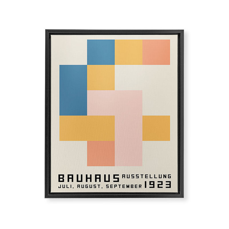 Bauhaus poster 1923 Juli. Framed Canvas Print Gallery Image 6