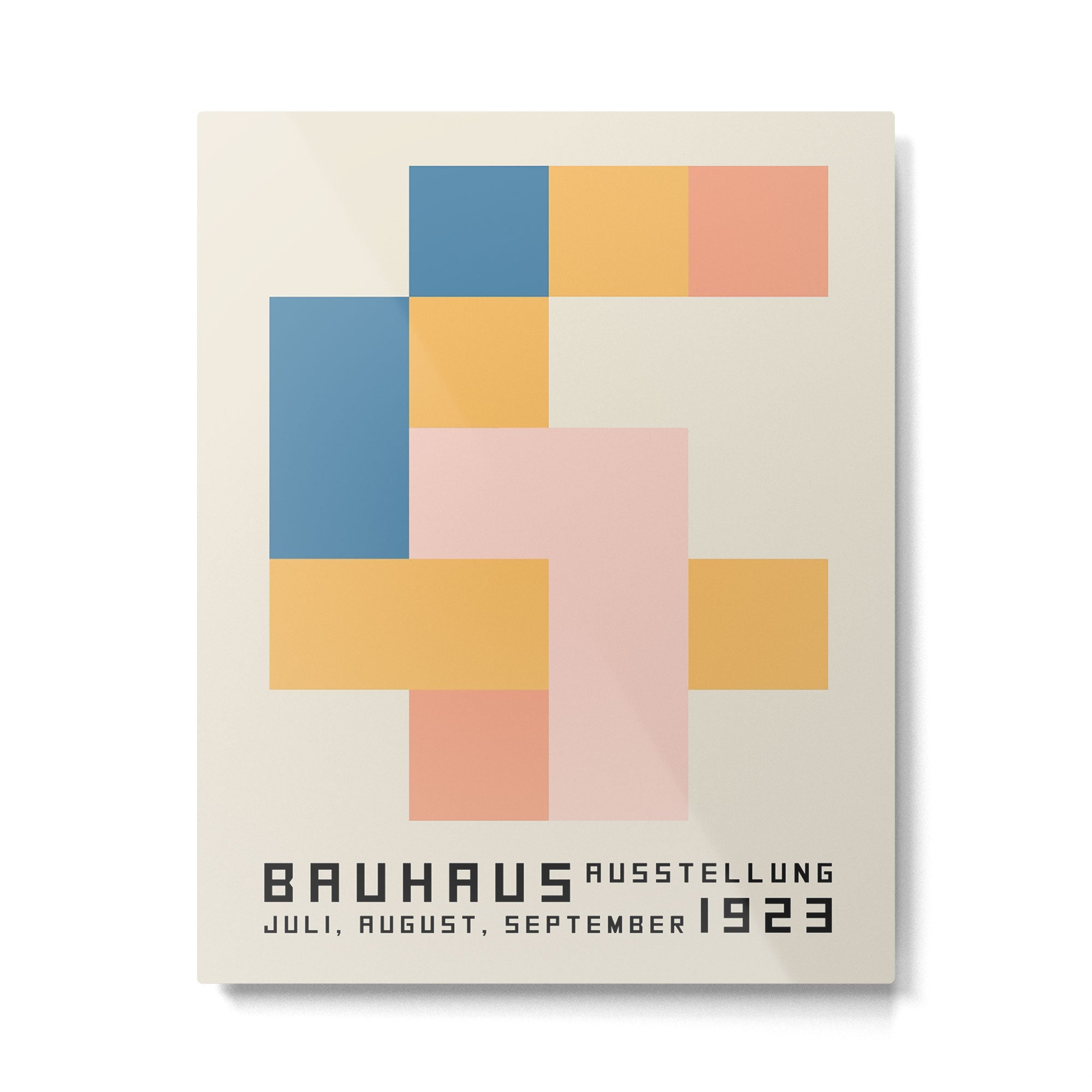 Bauhaus poster 1923 Juli. Metal Print Gallery Image 4