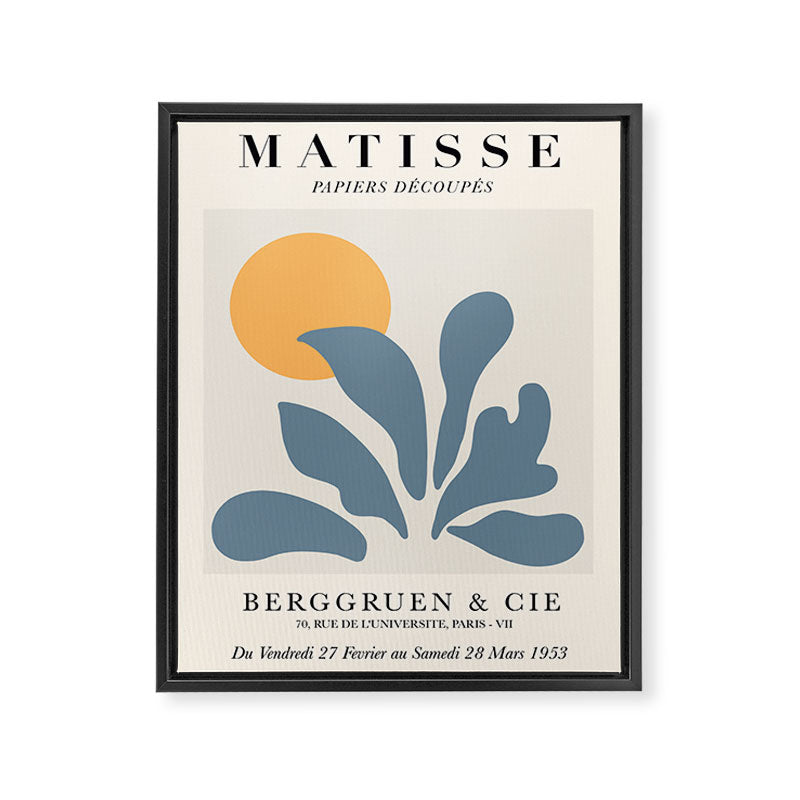 Exhibition poster Henri Matisse 1953. Framed Canvas Print Gallery Image 6