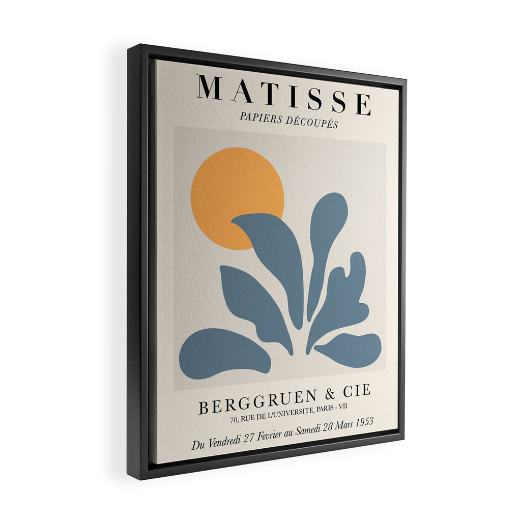 Exhibition poster Henri Matisse 1953. Framed Canvas Print Gallery Image 2