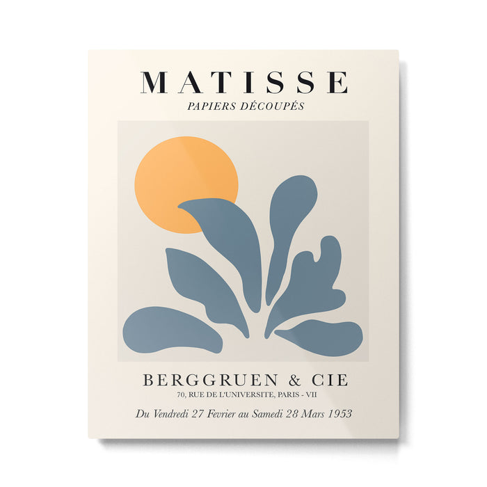 Exhibition poster Henri Matisse 1953. Metal Print Gallery Image 1