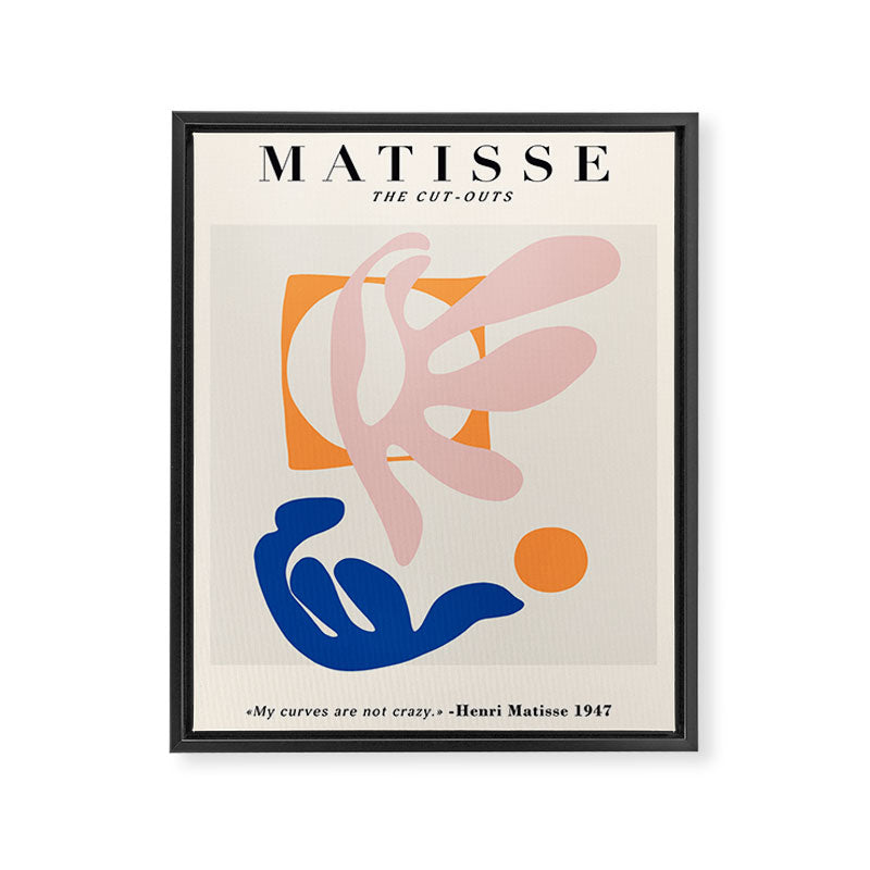 Exhibition poster Henri Matisse. Framed Canvas Print Gallery Image 6