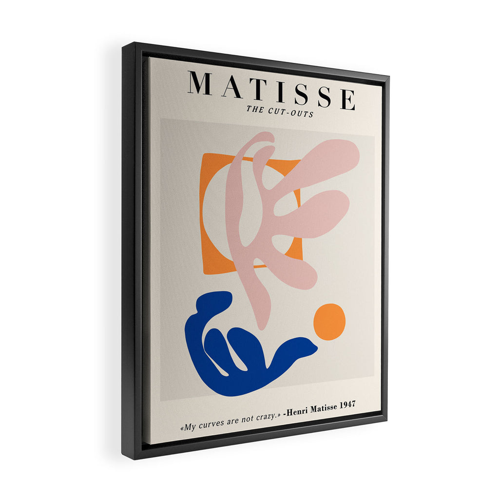 Exhibition poster Henri Matisse. Framed Canvas Print Gallery Image 2