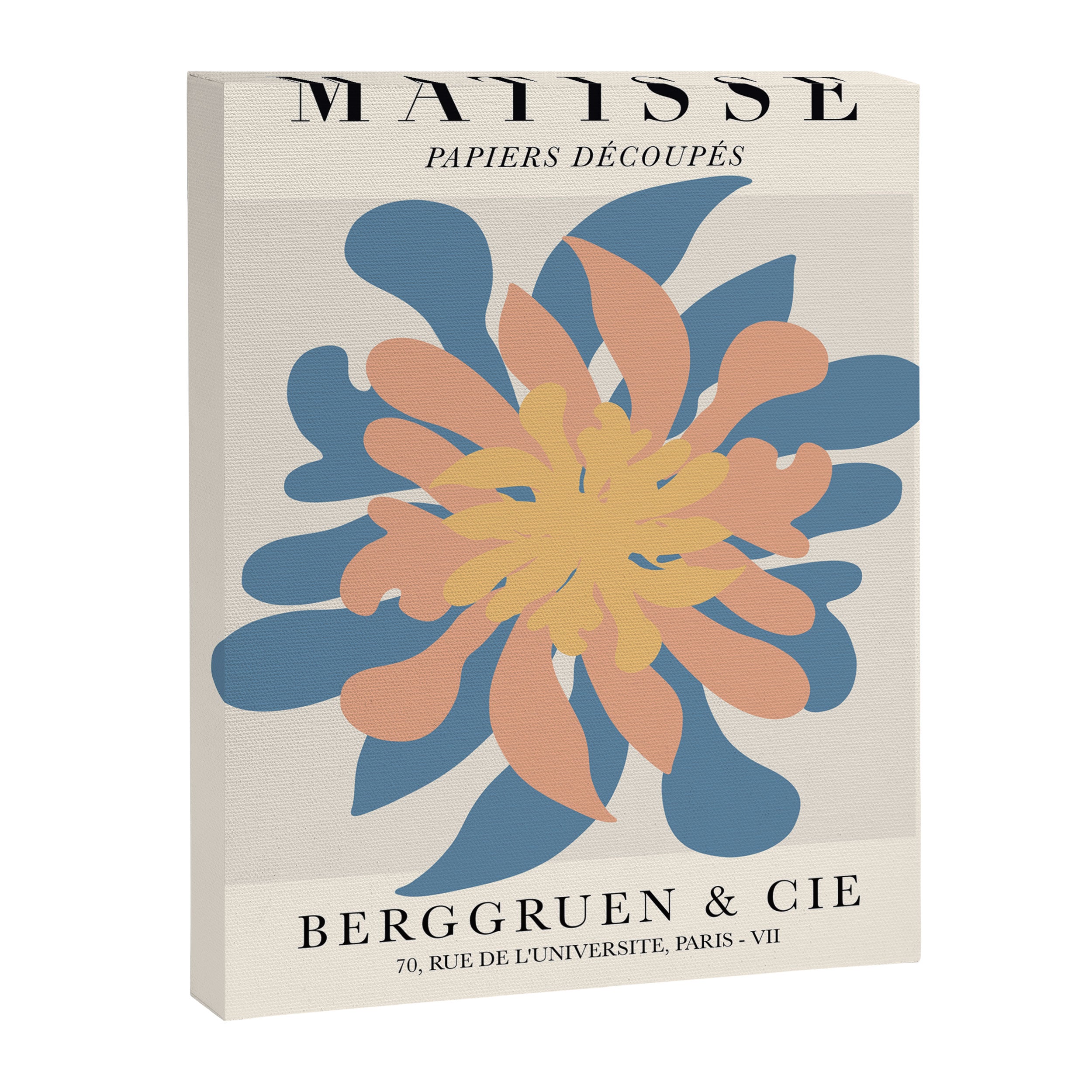 Exhibition poster Henri Matisse-Berggruen  1953.  Canvas Print Gallery Image 6