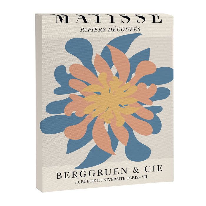 Exhibition poster Henri Matisse-Berggruen  1953.  Canvas Print Gallery Image 1