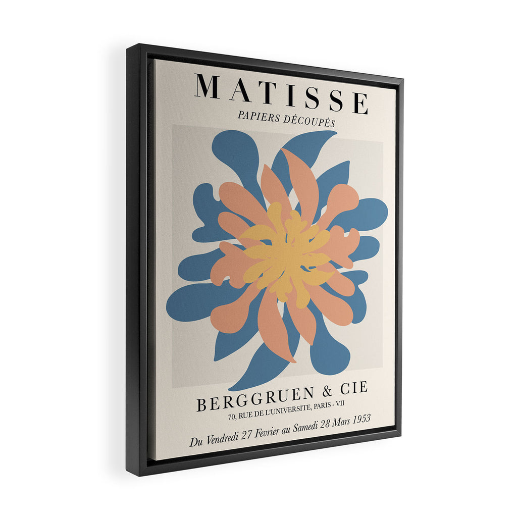Exhibition poster Henri Matisse-Berggruen  1953.  Framed Canvas Print Gallery Image 2