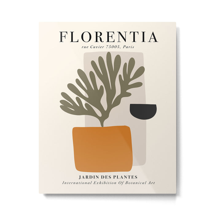 Exhibition poster Henri Matisse-Florentia. Metal Print Gallery Image 1