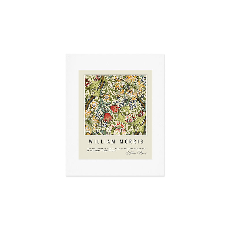 Modern poster-William Morris-Vegetable print 4. Art Print Gallery Image 1