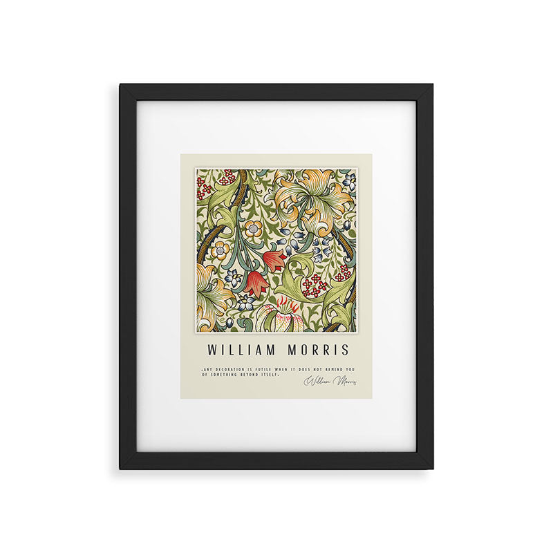 Modern poster-William Morris-Vegetable print 4. Framed Art Print Gallery Image 5