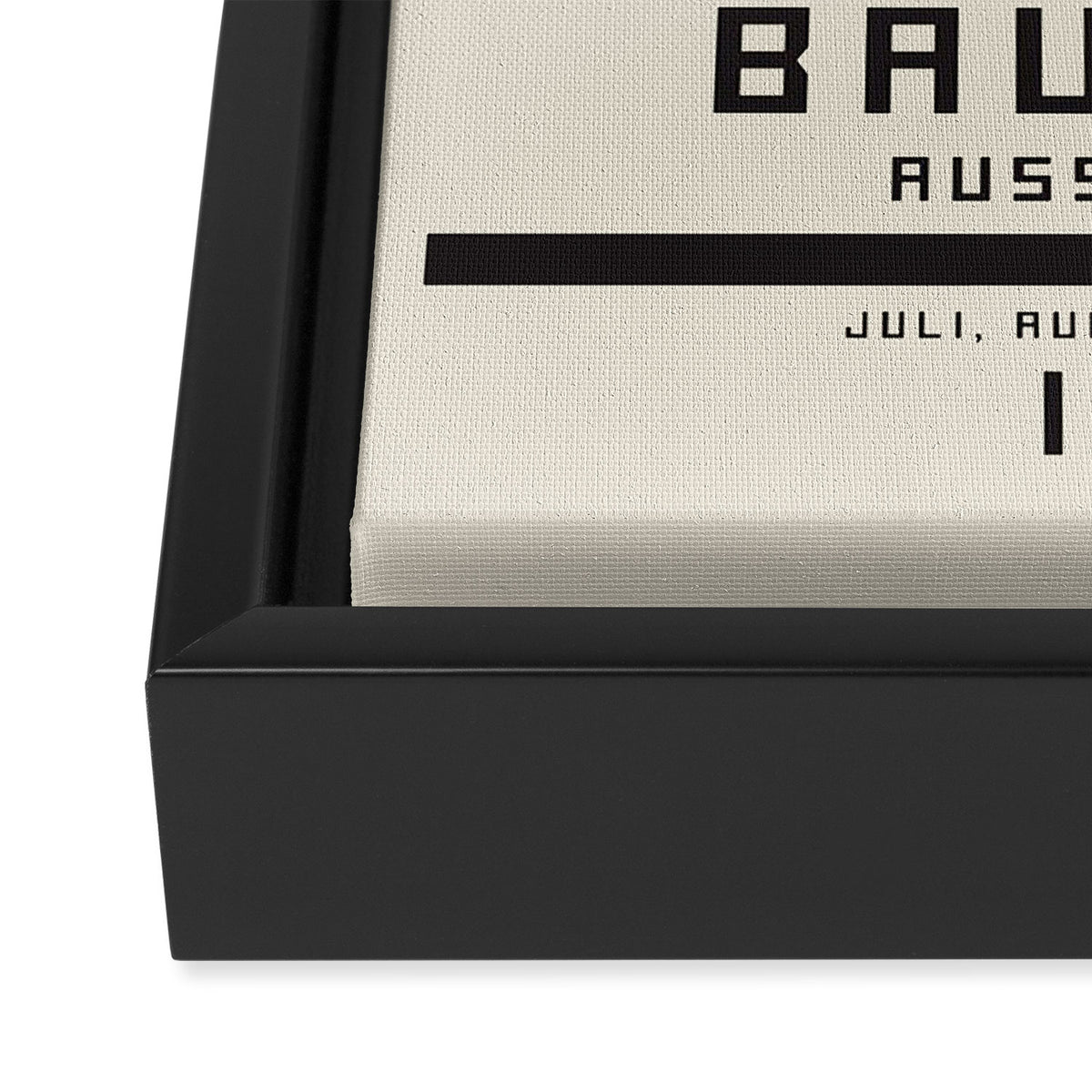 Vintage poster-Bauhaus Juli, August, September 1923. Framed Canvas Print Gallery Image 3