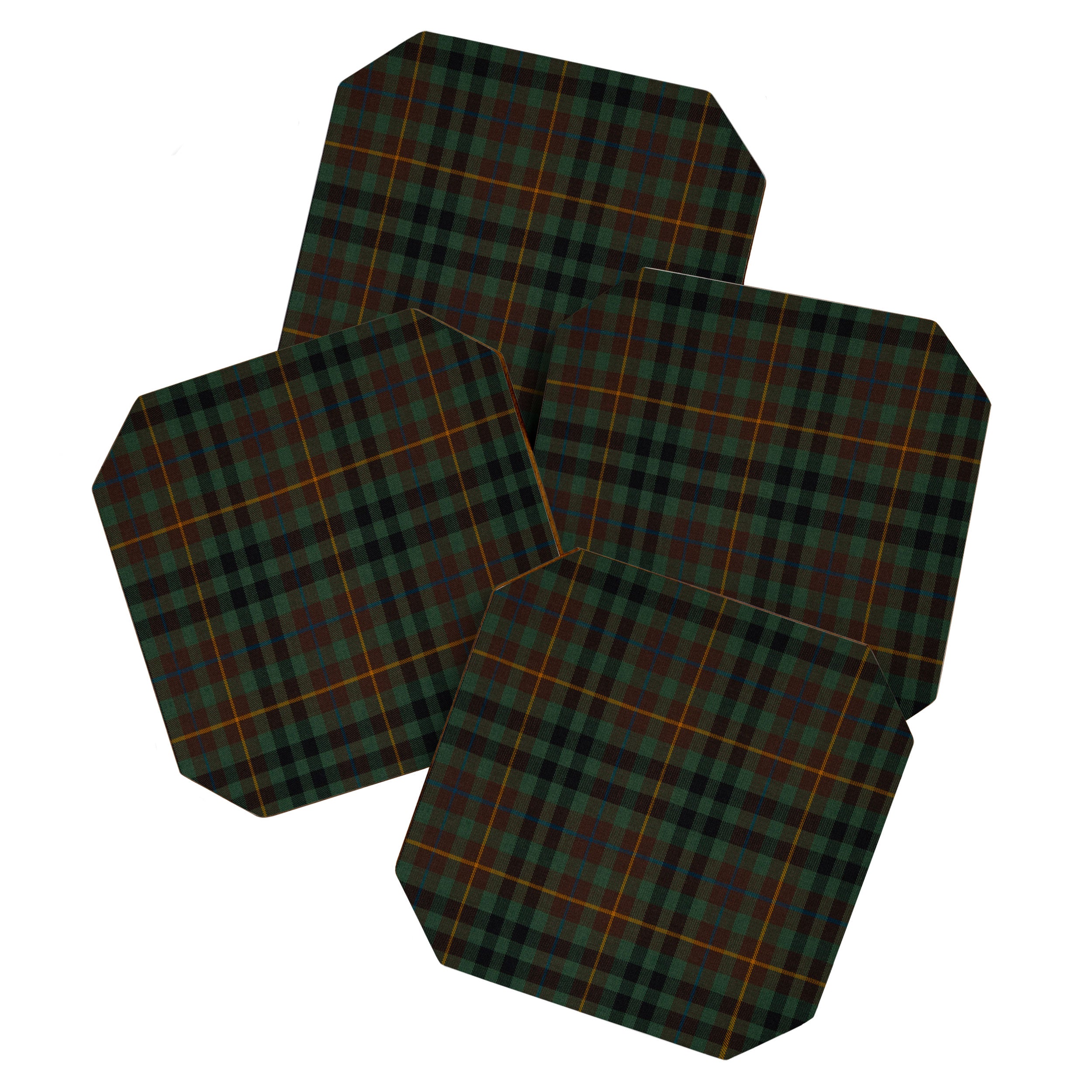 Love Tartán (24) - Buchanan Hunting Coaster Gallery Image 1