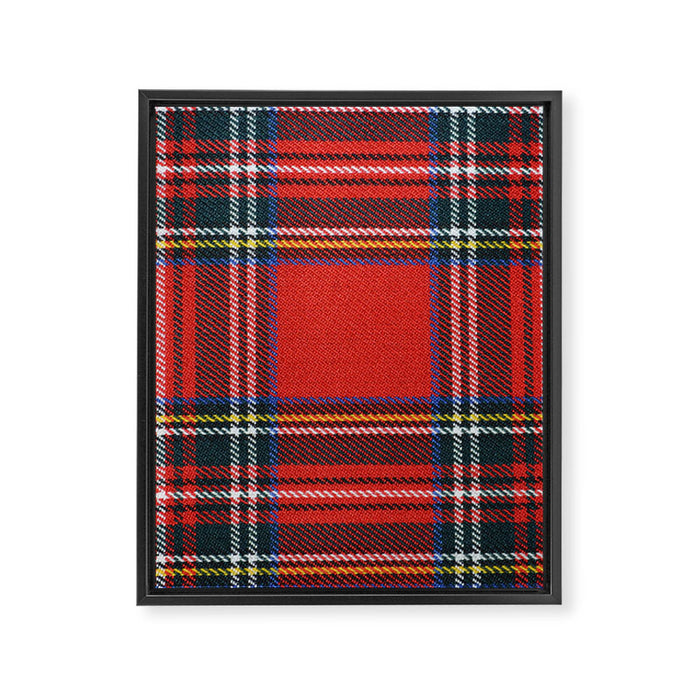 Love Tartán (5) - Stewart Royal Framed Canvas Print Gallery Image 1