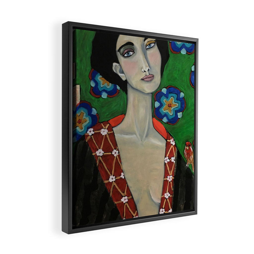 A Little Bird Told Me Framed Canvas Print Gallery Image 2