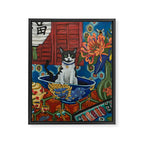Beckoning Cat Framed Canvas Print Gallery Image 8