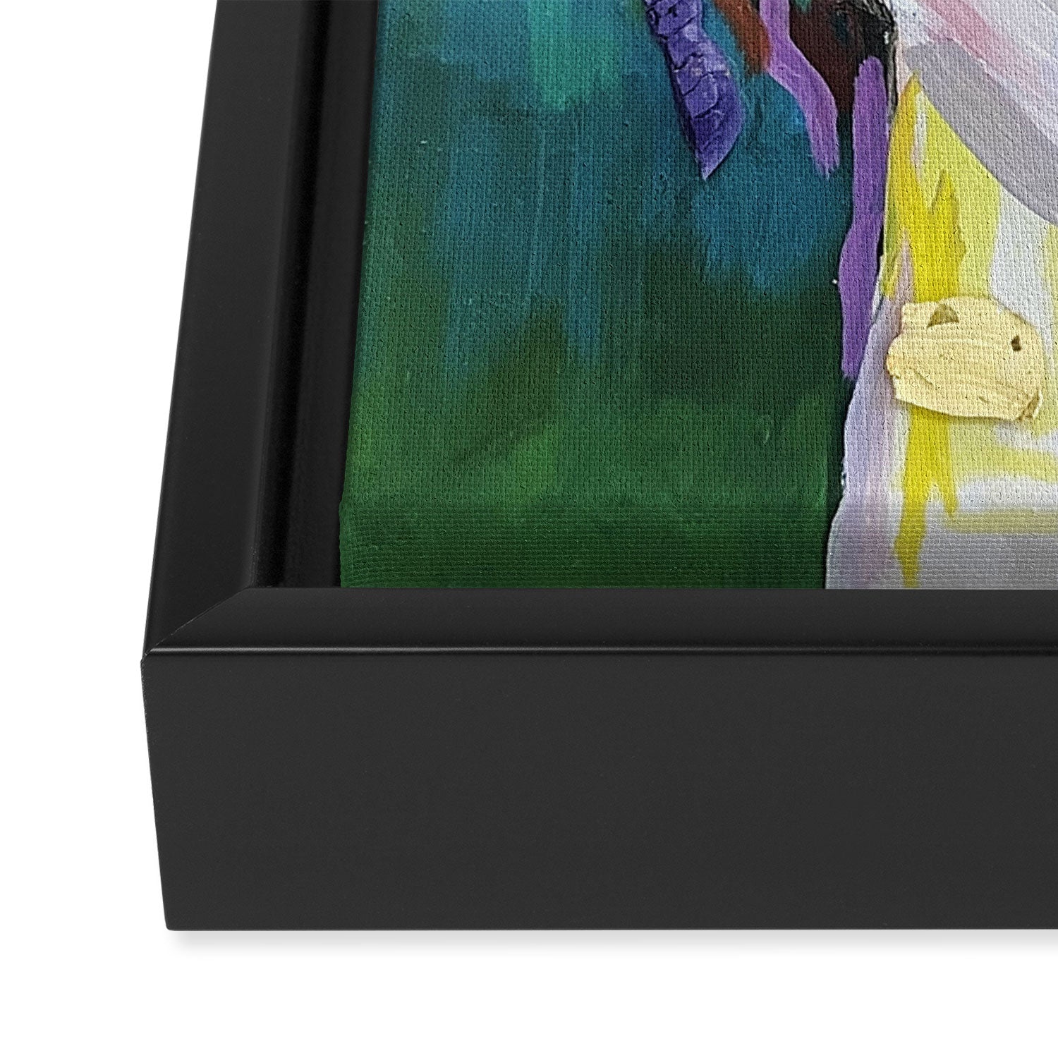 Chip Face Framed Canvas Print Gallery Image 3