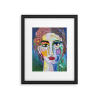 Chip Face Framed Art Print Gallery Image 5