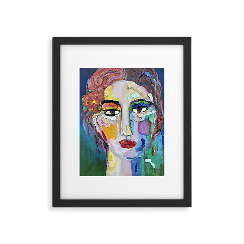 Chip Face Framed Art Print Gallery Image 5