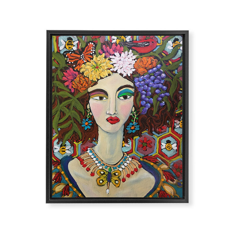 Flora Framed Canvas Print Gallery Image 6