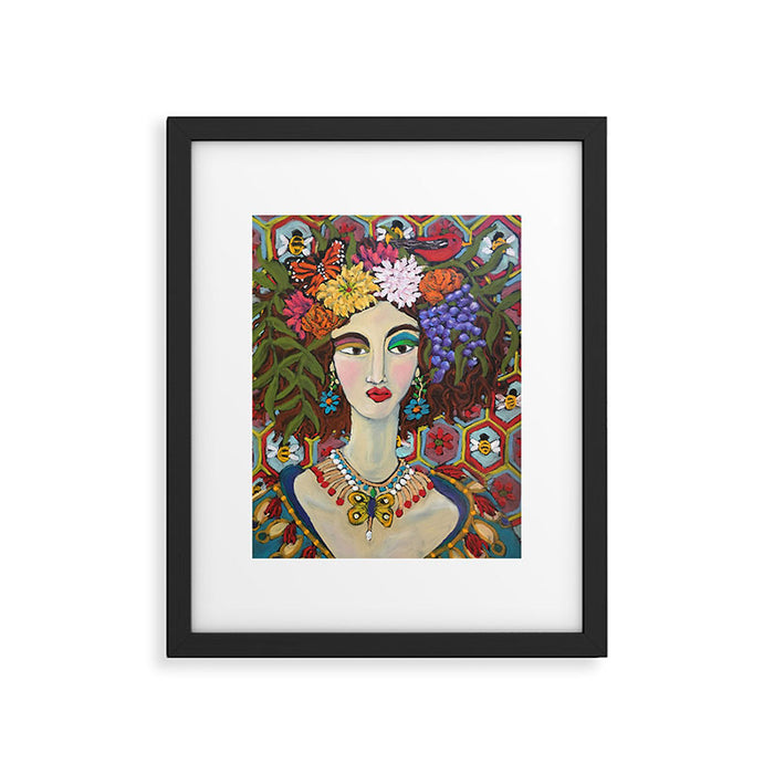 Flora Framed Art Print Gallery Image 1