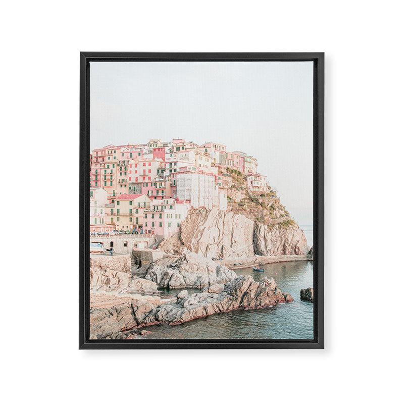 Positano, Italy Amalfi Coast Romantic Photography Framed Canvas Print Gallery Image 6