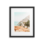 Positano, Italy Beach Vibes Photography Framed Art Print Gallery Image 5