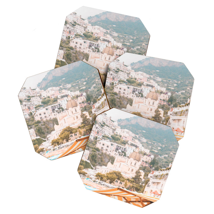 Positano, Italy Summer Time Photography Coaster Gallery Image 1