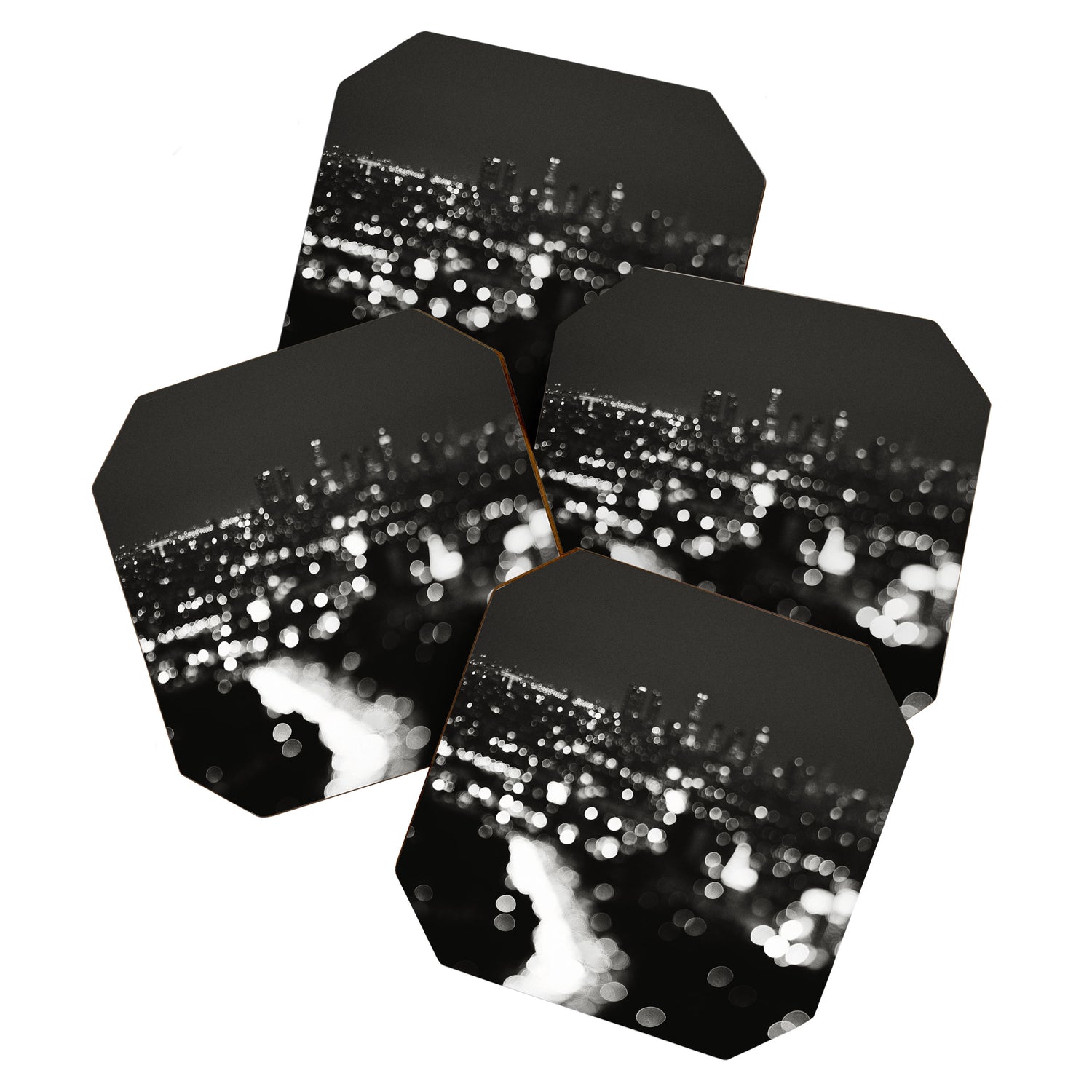 Los Angeles cityscape. L.A. Noir Coaster Gallery Image 1