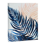 Palm tree, coastal watercolor, pink navy Canvas Print Gallery Image 6